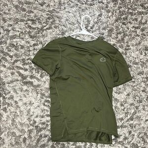 Champion Forest Green Tee with Logo
